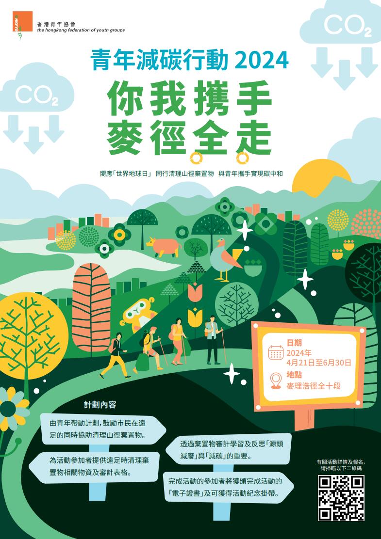 青年減碳行動2024 「你我攜手．麥徑全走」(已完結)