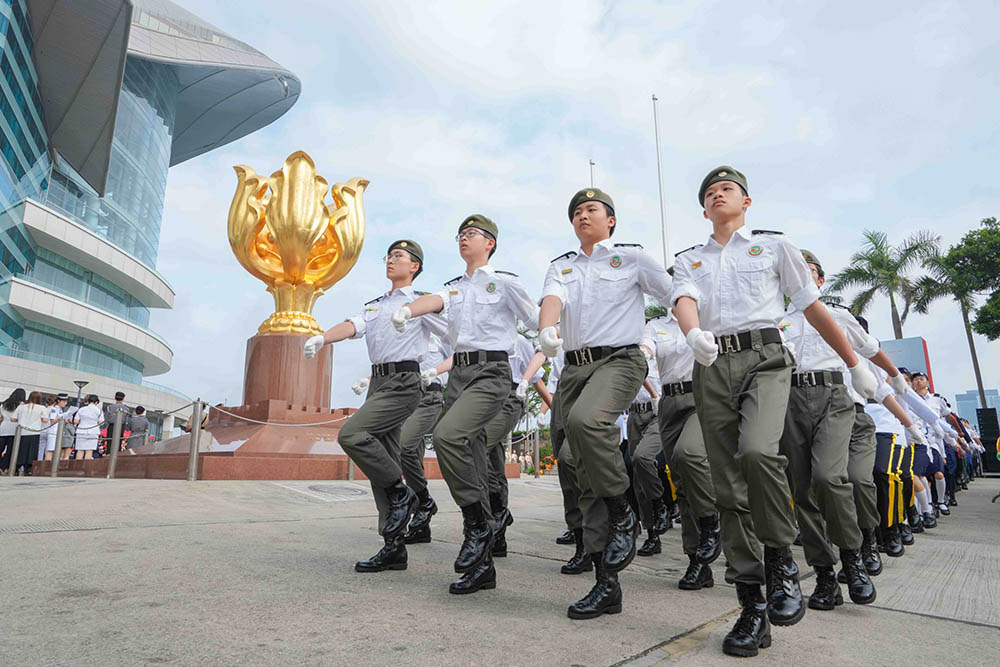 金紫荊廣場五四升旗禮2025-活動花絮9