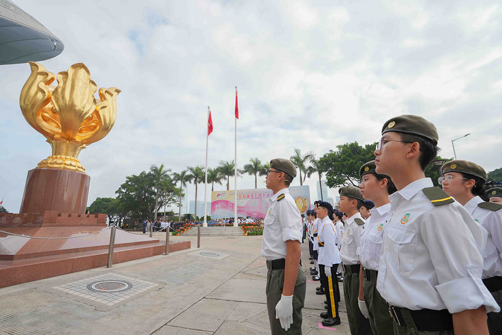 金紫荊廣場五四升旗禮2025-活動花絮6