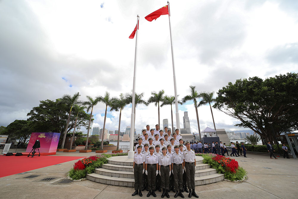 金紫荊廣場升旗禮慶特區成立28周年-活動花絮4