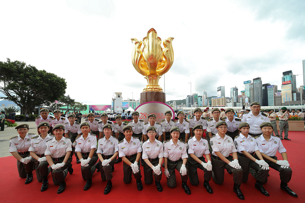 金紫荊廣場升旗禮慶特區成立28周年-活動花絮3