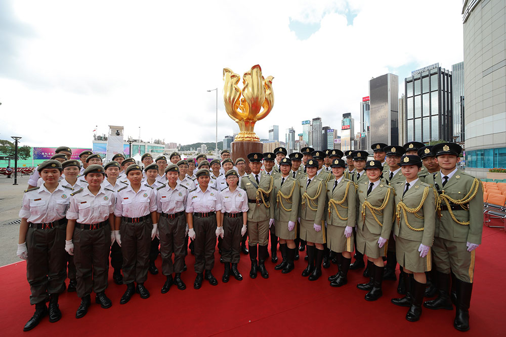 金紫荊廣場升旗禮慶特區成立28周年-活動花絮5