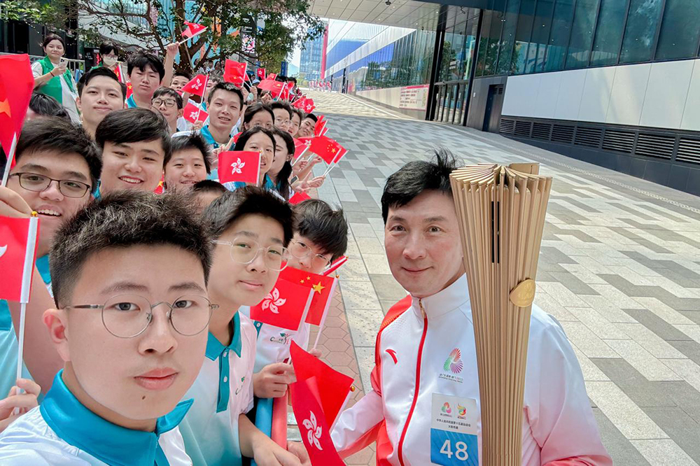 第十五屆全國運動會火炬傳遞打氣團-活動花絮5